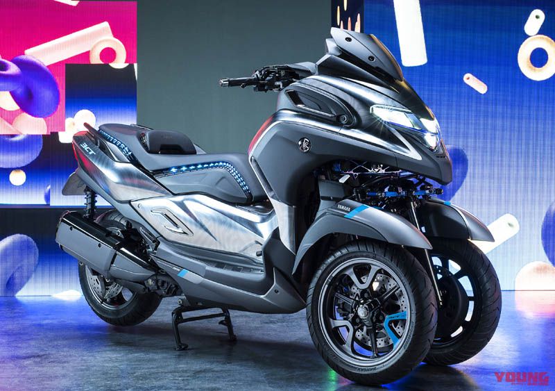 ヤマハが300ccの3輪スクーター、3CT（プロトタイプ）を初公開│WEB