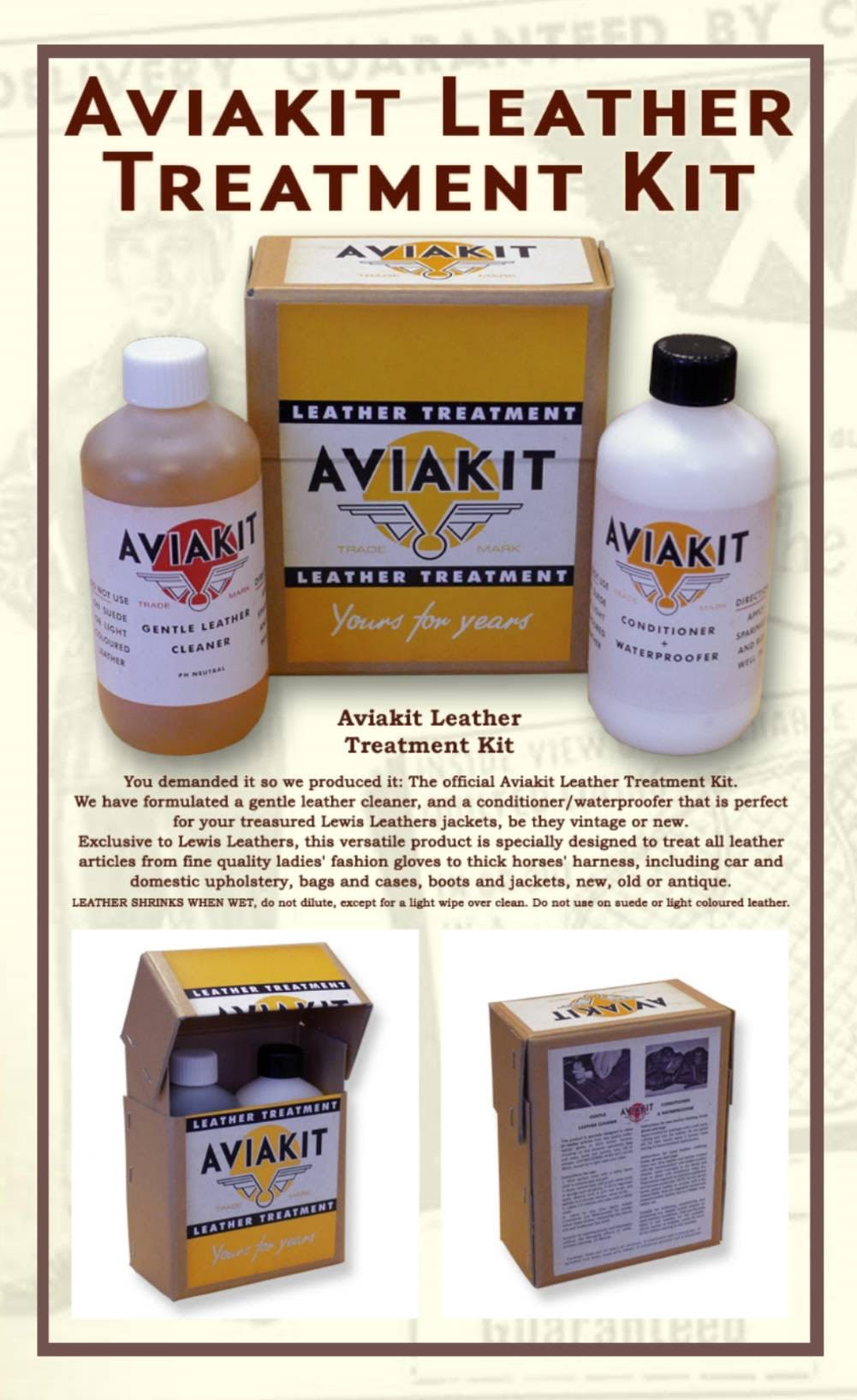 Lewis Leathers / AVIAKIT Leather Treatment Kit [15744] - 9,350円