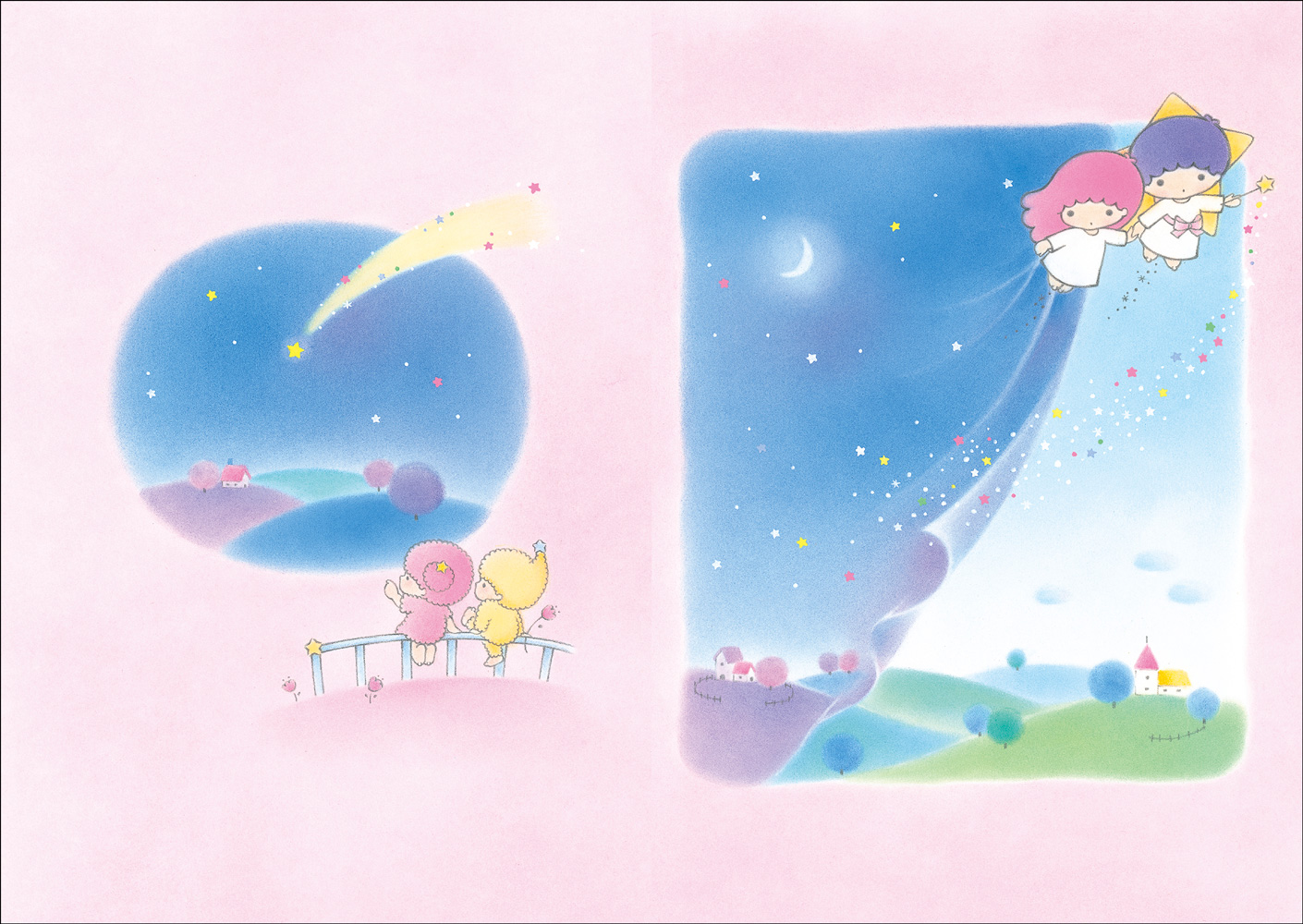 サンリオ人気キャラクター「キキララ」の手描き原画絵本が発売されたよ