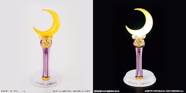 星形のボタンを押すとキラっと光る♪ セーラームーンの「ムーン