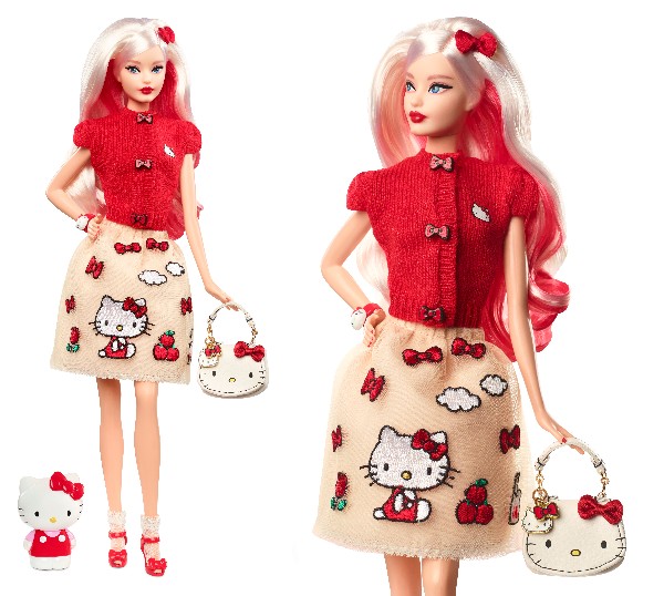 即完売】バービー × ハローキティのコラボドールが鬼かわいいっ / 再販