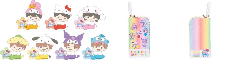 なにわ男子がサンリオキャラに大変身！ コラボアイテムはローソン完全