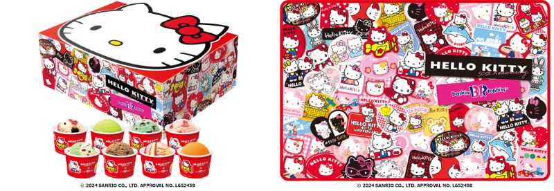 サーティワンがハローキティとコラボ🍎KAWAIIが大渋滞な最強