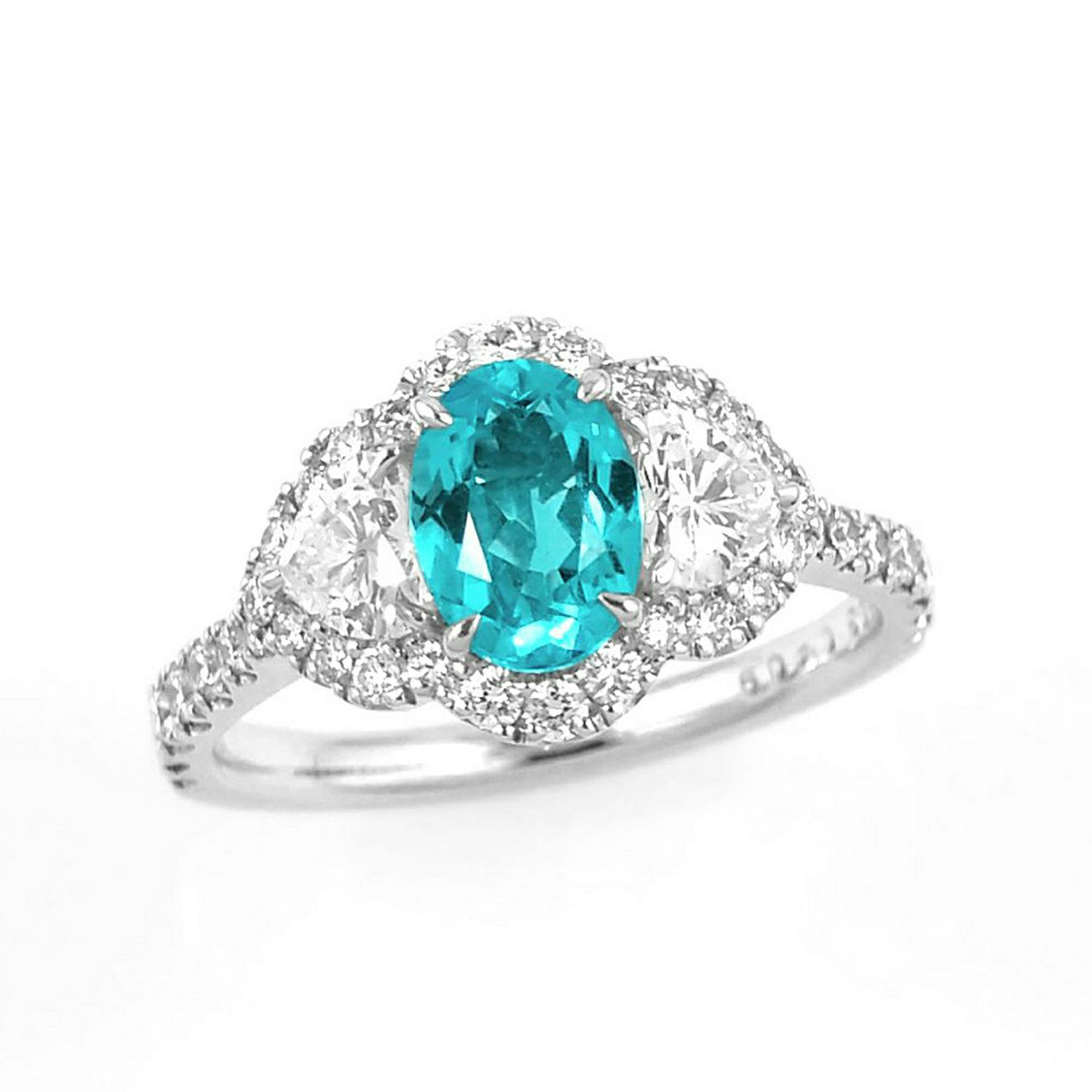 セイレーンアズーロ パライバトルマリン リング プラチナ Pt