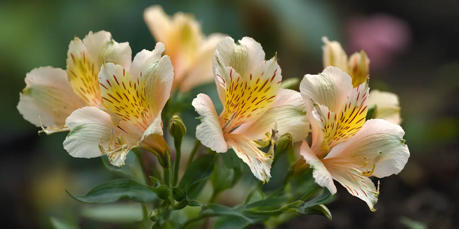 Alstroemeria 'Sweet Laura' - Types of flowers