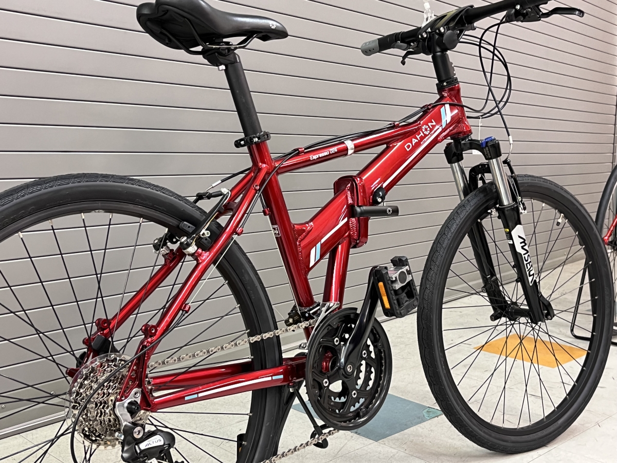 決算セール】サスペンション付きなのに折りたためる？！快適ライドを