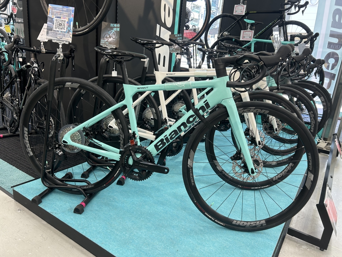 問い合わせ急増中！】BIANCHI 24年モデル SPRINT DISC 5月から値下げ