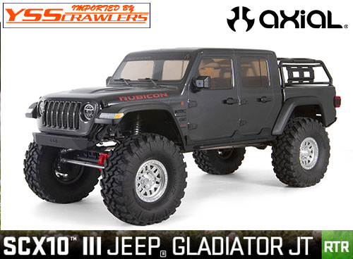 Axial SCX10 III ジープ グラディエーター JT RTR！[ガンメタ