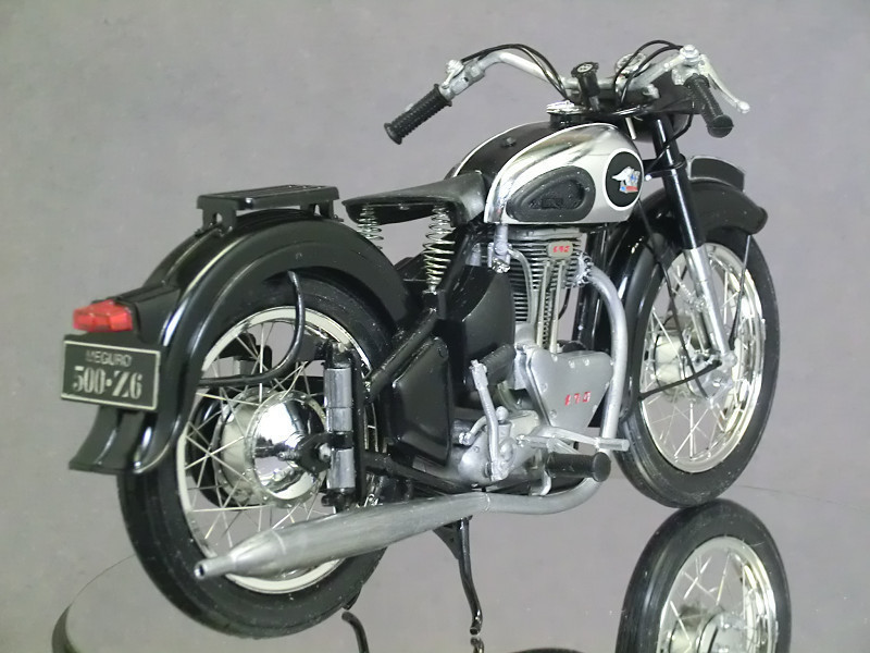 グンゼ】 ハイテックモデル 1/12 MEGURO 500 Z6 【完成】: 【工房ネコ