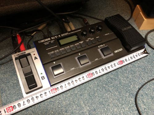 BOSSのギターマルチエフェクターGT-1を機能拡張するフットスイッチFS-7