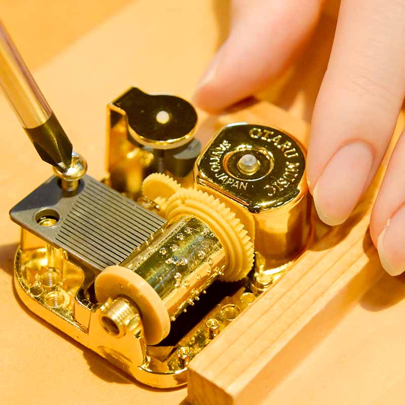 オルゴール 組み立て体験 | 加賀 伝統工芸村 ゆのくにの森