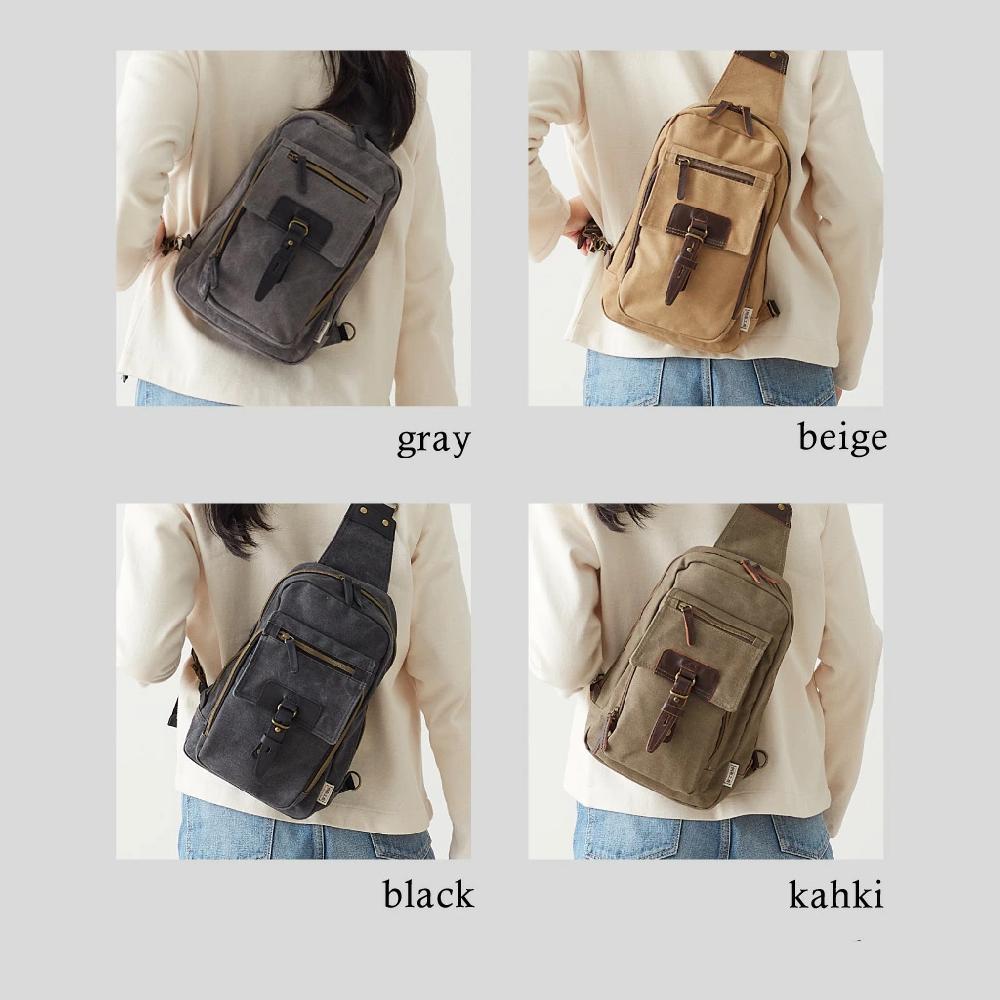 ボディバッグ 帆布工房 斜め掛け VINTAGEIIシリーズ 3X94｜優美社株式会社