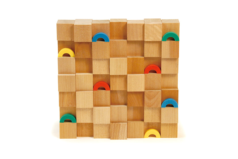 ケルンモザイク円弧セット（童具館・日本） – 木のおもちゃ専門店ゆうぼ