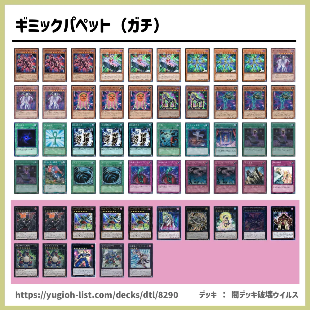 ギミックパペット（ガチ）遊戯王デッキレシピギミック・パペット