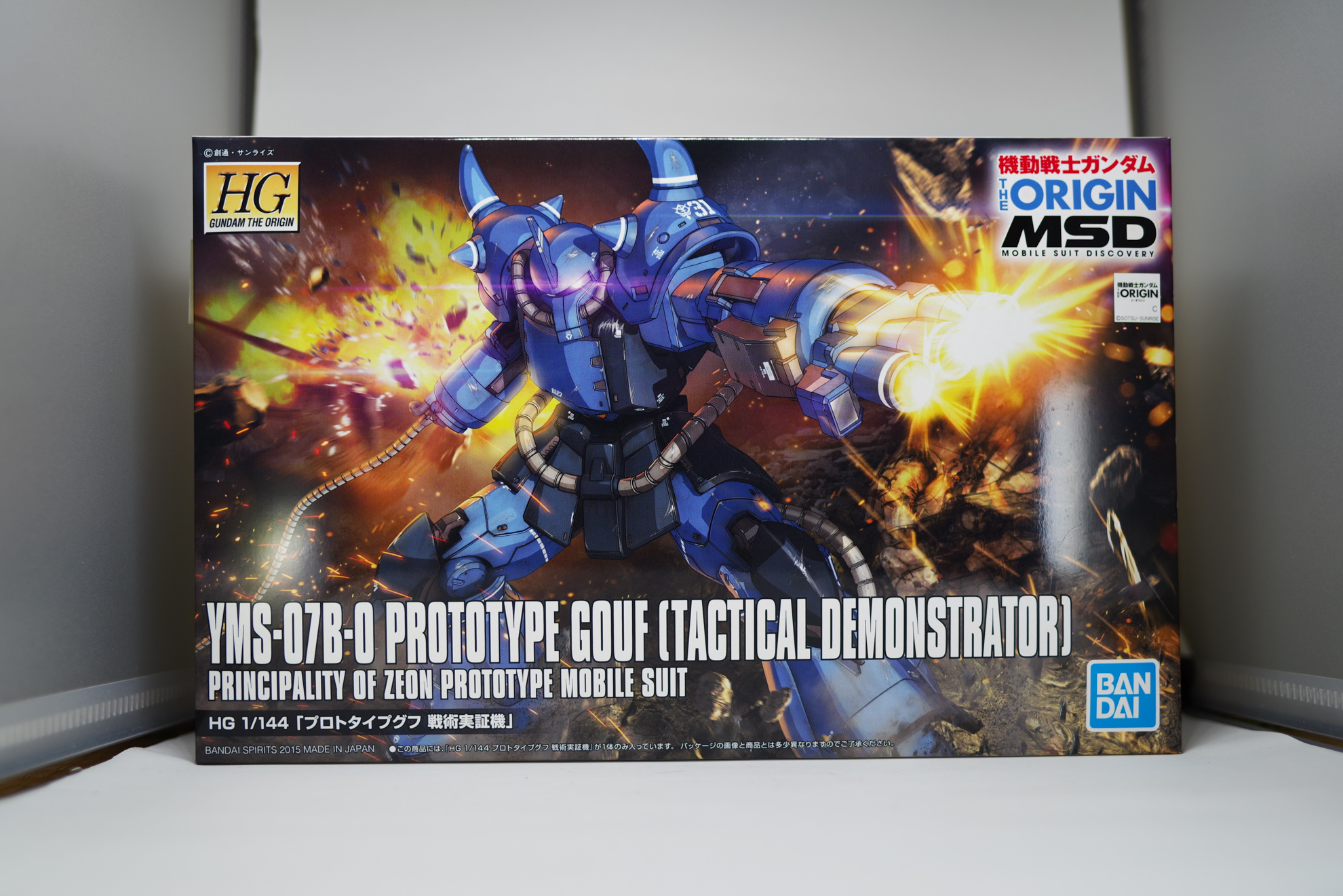 HG THE ORIGIN MSD プロトタイプグフ 戦術実証機を全塗装してみた