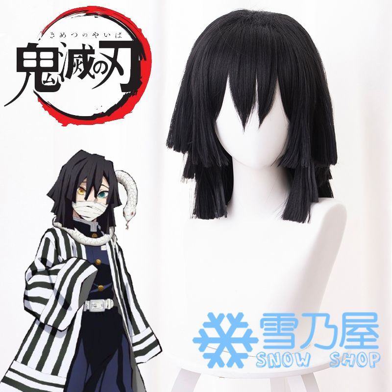 鬼滅の刃 伊黒小芭内 コスプレウィッグ - snowshop雪乃屋
