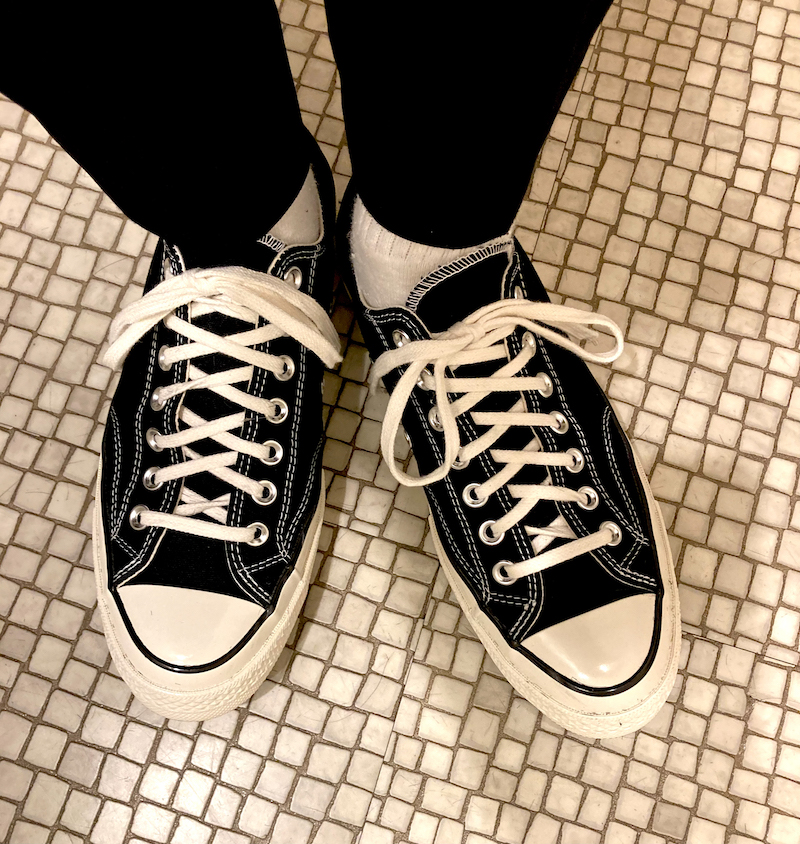 コンバースct70は足が疲れます。。ニューバランスのインソールに変える