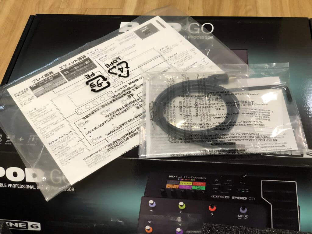 ライブ使用に特化されたマルチエフェクター！Line6 POD Goレビュー