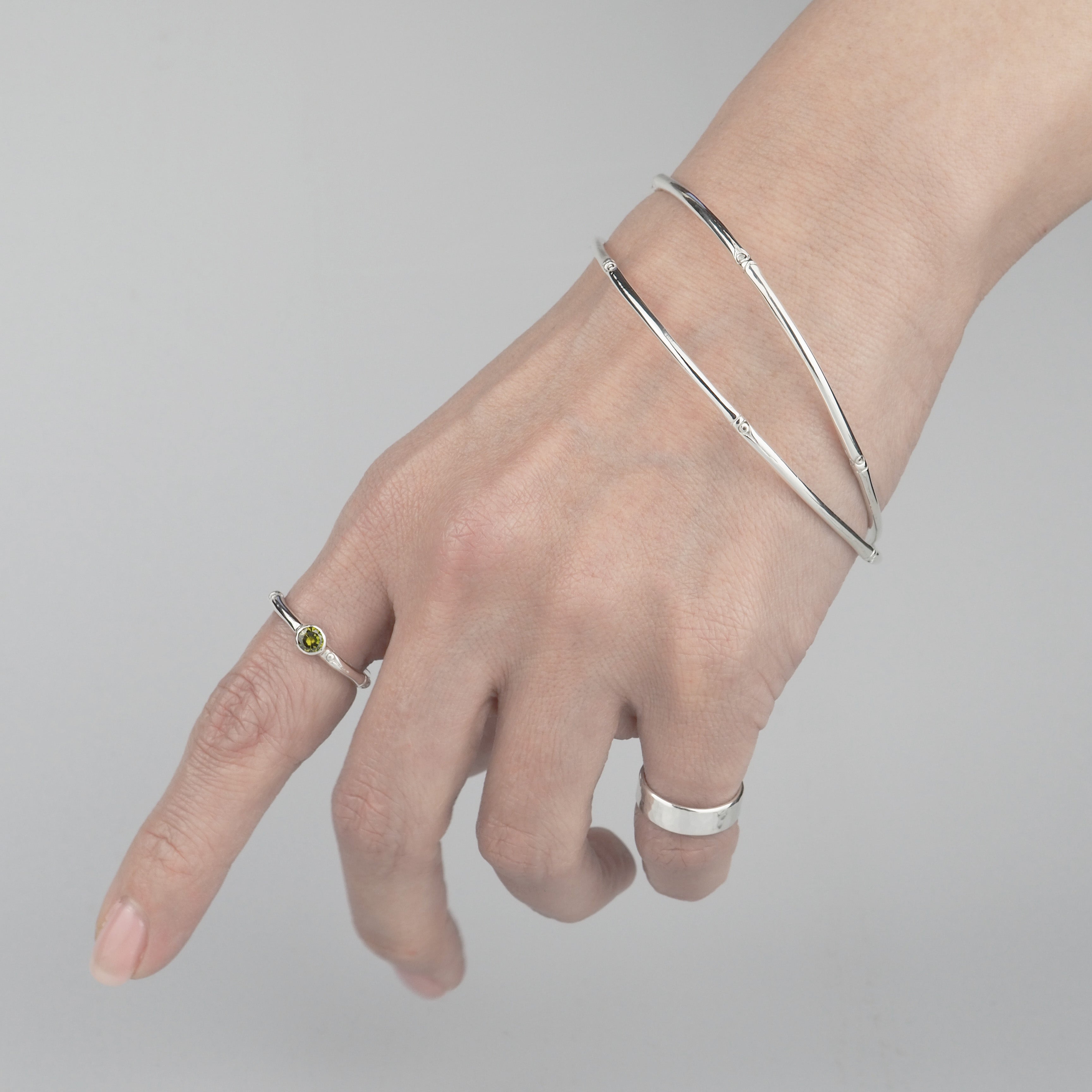 Silver Bangle -BB 001- シルバー バングル – yuzen-official