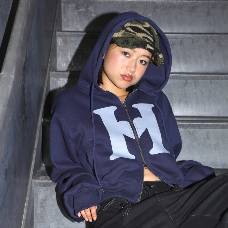 H logo zip hoodie – YZ