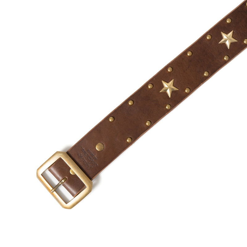 Schott×BADWAY ONESTAR studs belt – YZ
