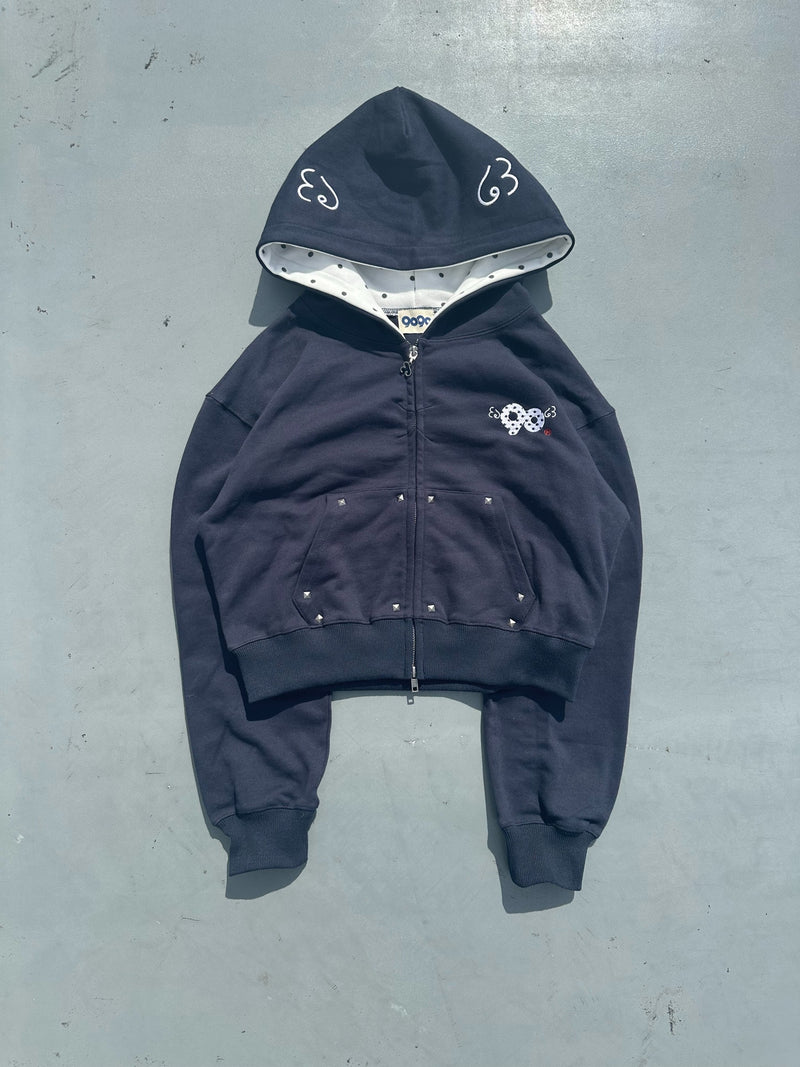 90 Logo Dot Zip Hoodie – YZ