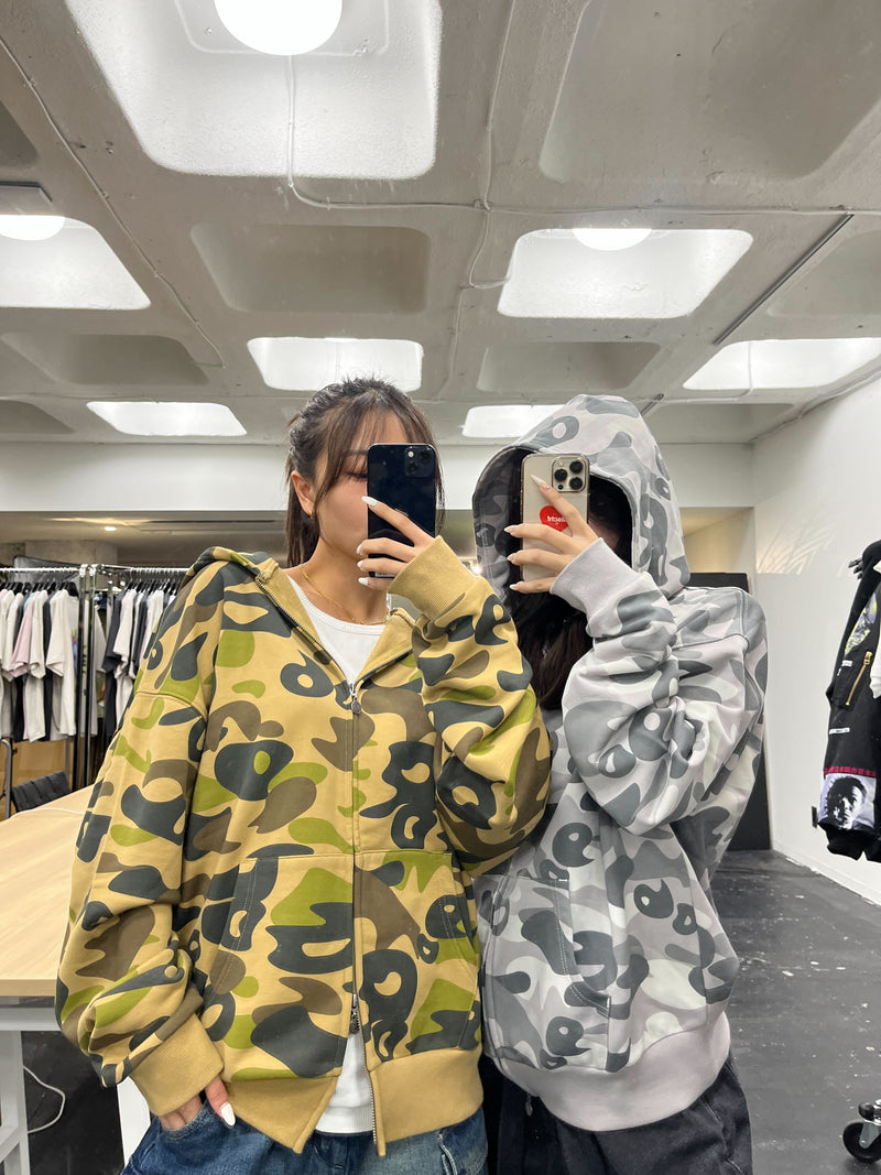Original Camo Zip Hoodie – YZ