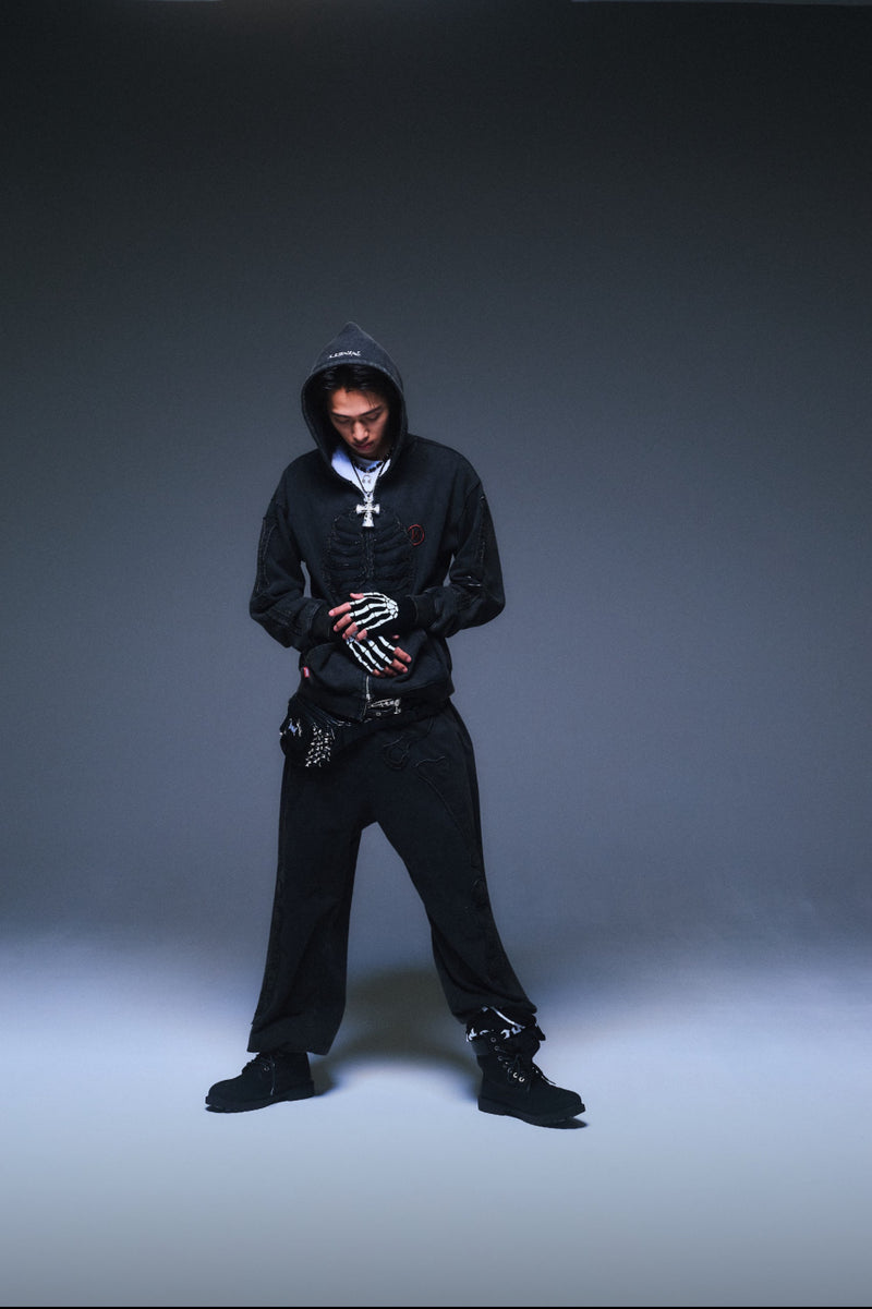 Bone Zip Hoodie – YZ