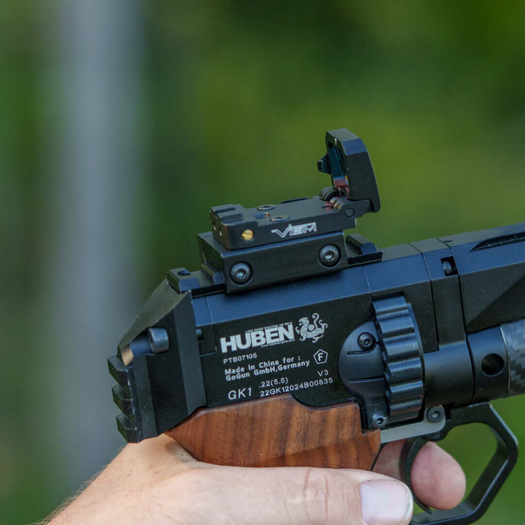 ピカティニーレール | CNC加工アルミ | 黒アルマイト | Huben GK1 – Z