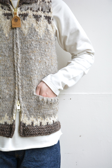 Canadian Sweater（カナディアンセーター） カウチンベスト - ZABOU BLOG