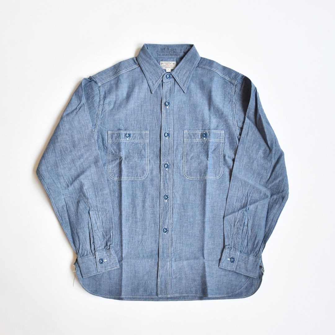 BUZZ RICKSON'S（バズリクソンズ） U.S.NAVYブルーシャンブレーワーク