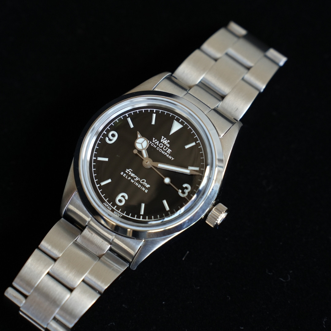 VAGUE WATCH Co.（ヴァーグウォッチカンパニー） Every-One Black - ZABOU