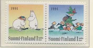 フィンランド切手 1994年 ムーミン切手 切手帳 - すてきな郵便屋さんciel