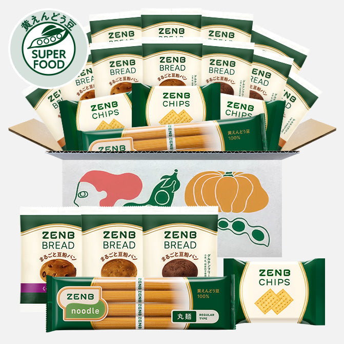 ブレッド12食＋チップス3食＋ヌードル4食｜ZENB（ゼンブ）公式通販