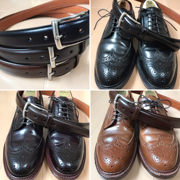 オールデンに合わせるコードバンベルトは純正かKTルイストンの二択