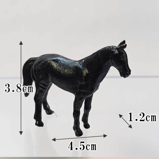 ミニチュア 添配 フィギュア 盆景 馬 （ うま ） 銅製 zengarden