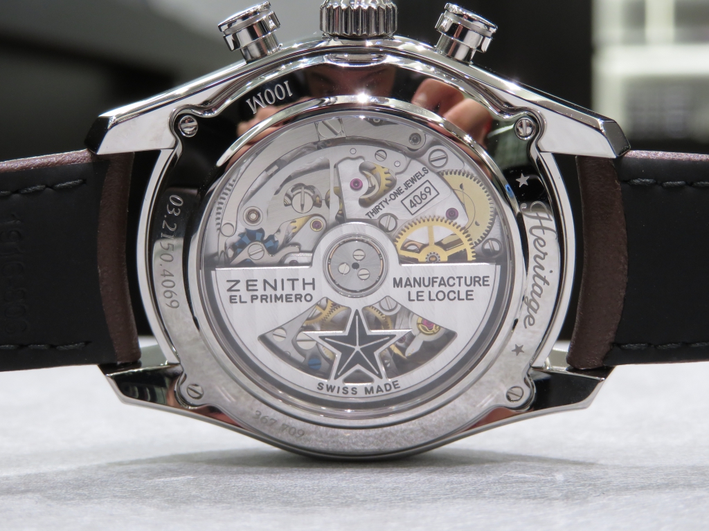 ゼニス ブラウン文字盤が綺麗な38㎜クロノグラフモデル ヘリテージ146