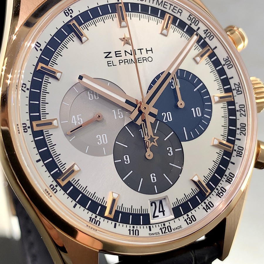 上品な18Kローズゴールドが印象的！『クロノマスター エル・プリメロ