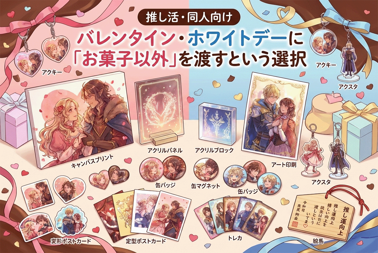 缶バッジ・ステッカー・アクスタ製作のZEAMI Goods | 小ロット1個から