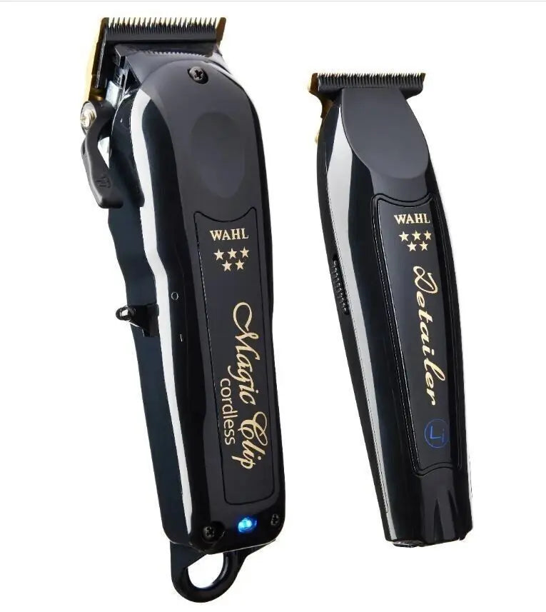 Wahl Cordless Barber Combo Black Magic Clip Clipper & Detailer Trimmer