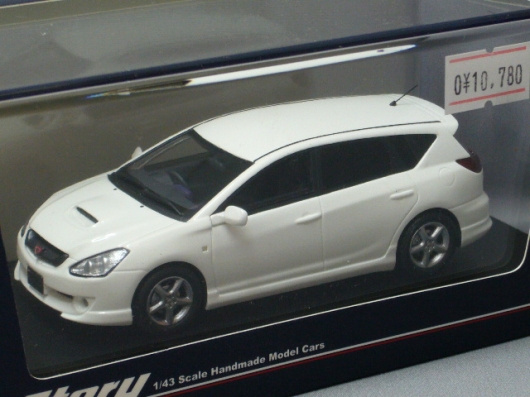 トヨタ カルディナ GT-FOUR 2002 ホワイト [ミニカーショップ ゼロ