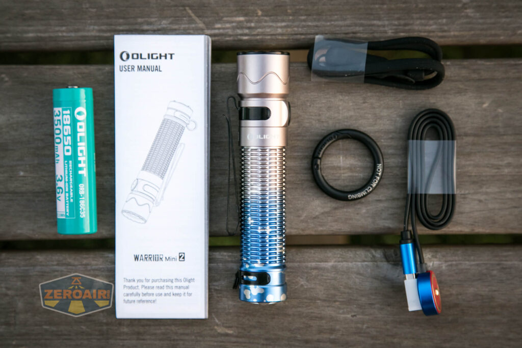 Olight Warrior Mini 2 Mountain Sky Flashlight Review - ZeroAir Reviews