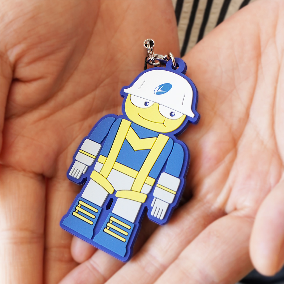 メカット君 ラバーキーホルダー（2D） | ラバーキーホルダー（2D