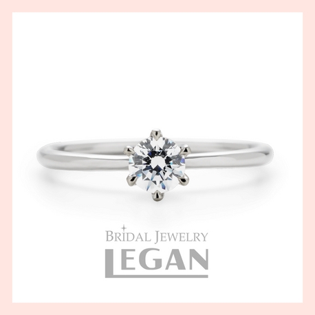 1本9万円台】高品質プラチナ&ダイヤモンド付きの婚約指輪《アナエル