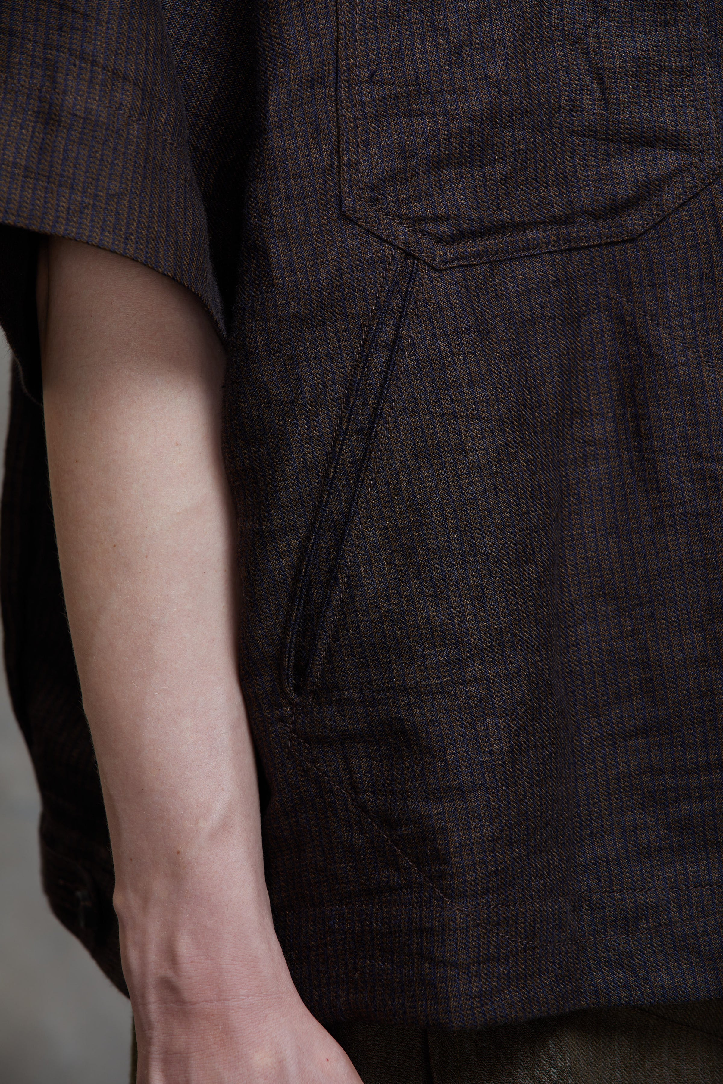 OVERSIZED SHORT SLEEVE WORKERS SHIRT – ZIGGY CHEN