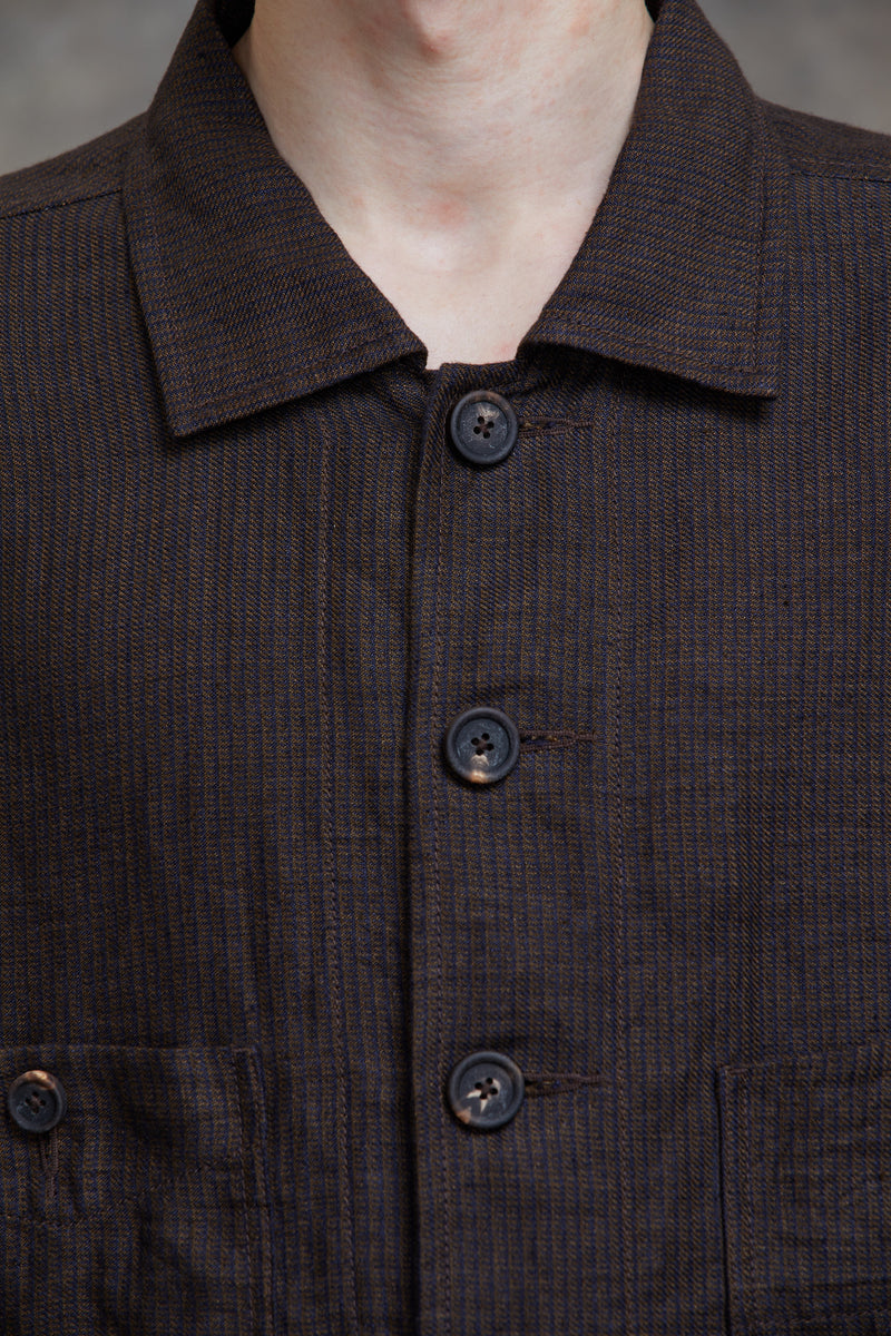 OVERSIZED SHORT SLEEVE WORKERS SHIRT – ZIGGY CHEN