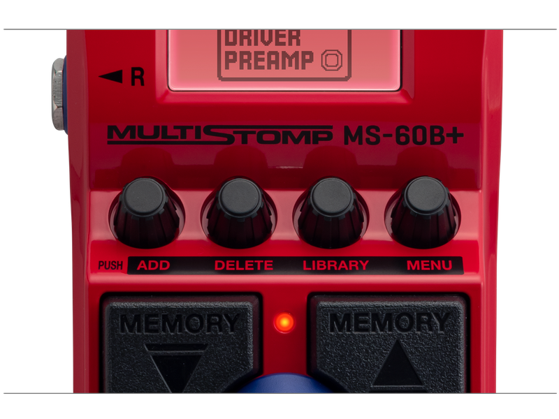 MS-60B+ MultiStomp for Bassists | Buy Now | ZOOM