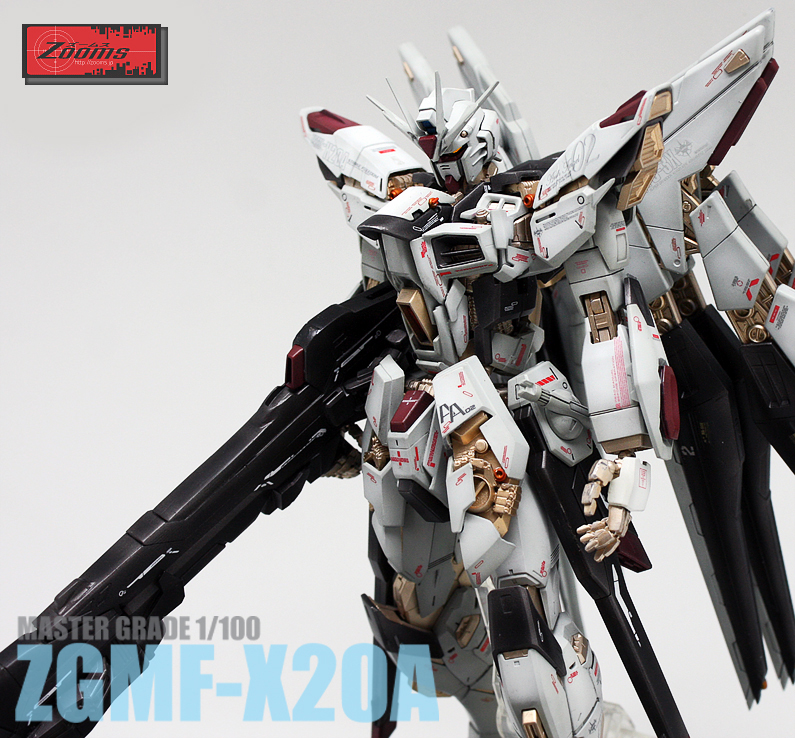 □MGストライクフリーダム徹底改修（白服バージョン）完成品