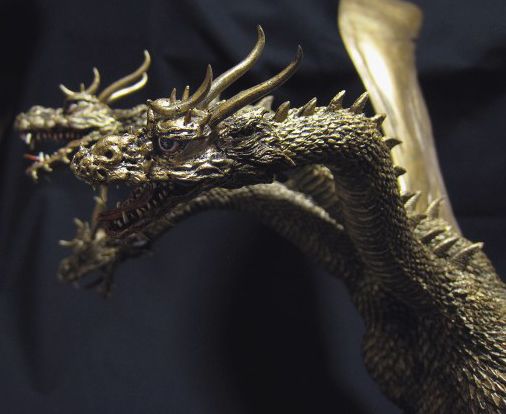 □海洋堂 キングギドラ 酒井ゆうじ 完成品□