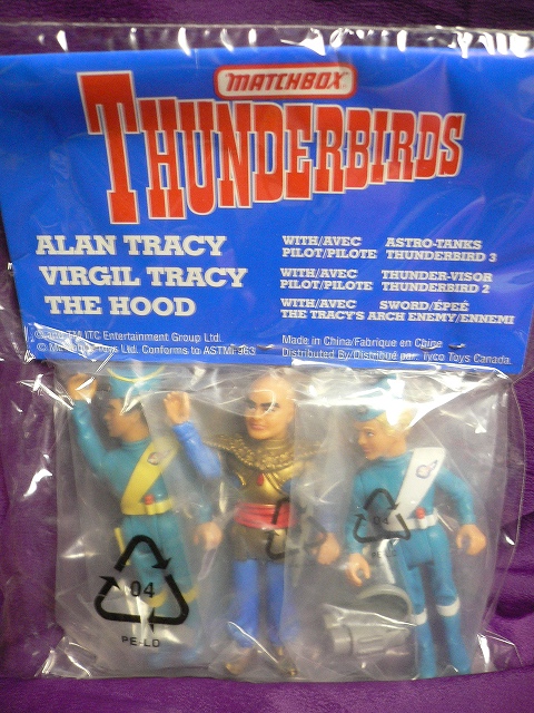 マッチボックス サンダーバード MATCHBOX 3体 アラン バージル フッド